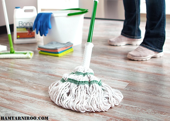 نظافت داخلی منزل در رشت